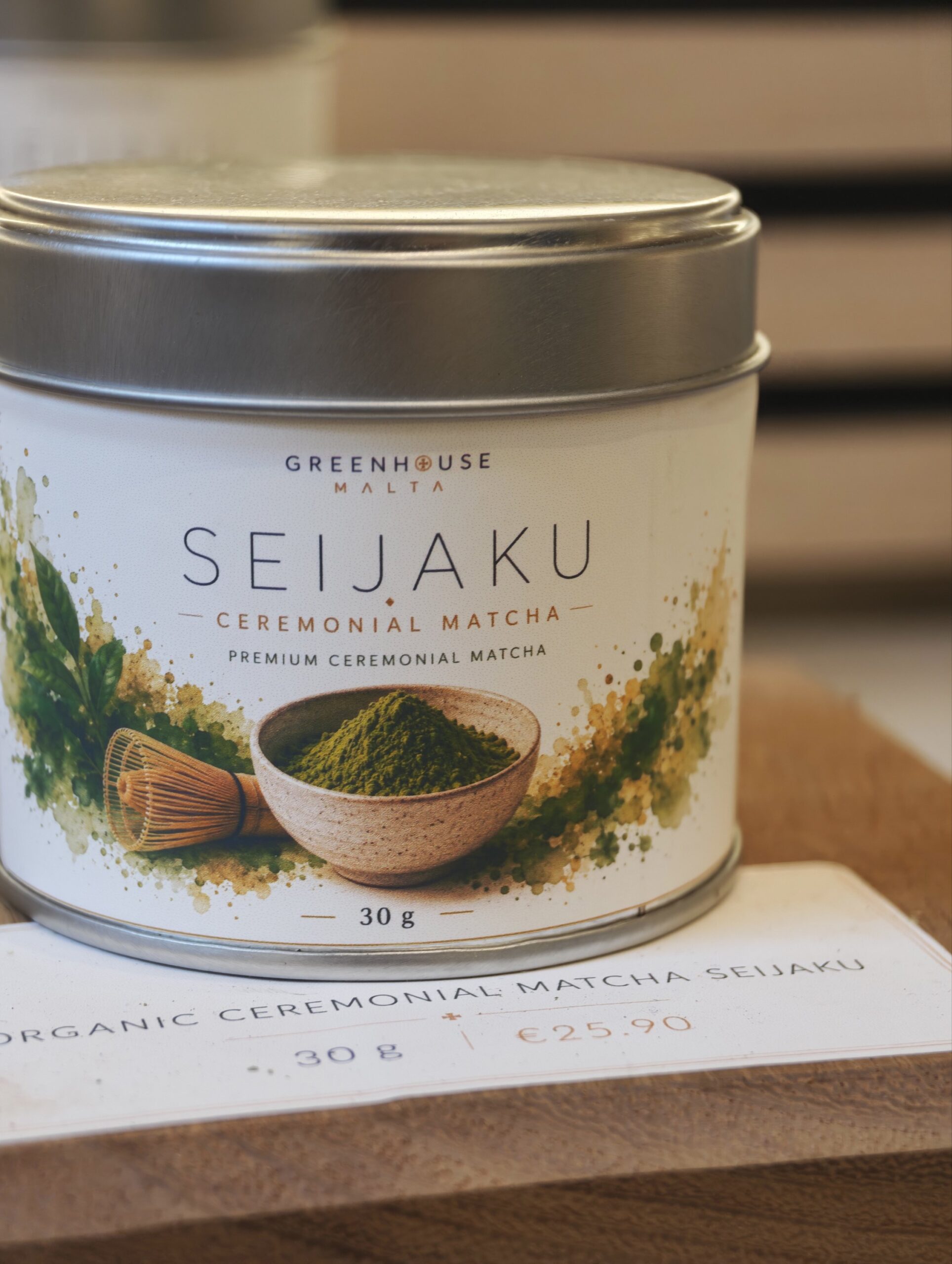 Matcha powder organic Ceremonial "Seijaku"